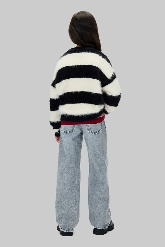 Παιδικά τζιν Calvin Klein Jeans HR WIDE IG0IG03001.9BYA γκρί