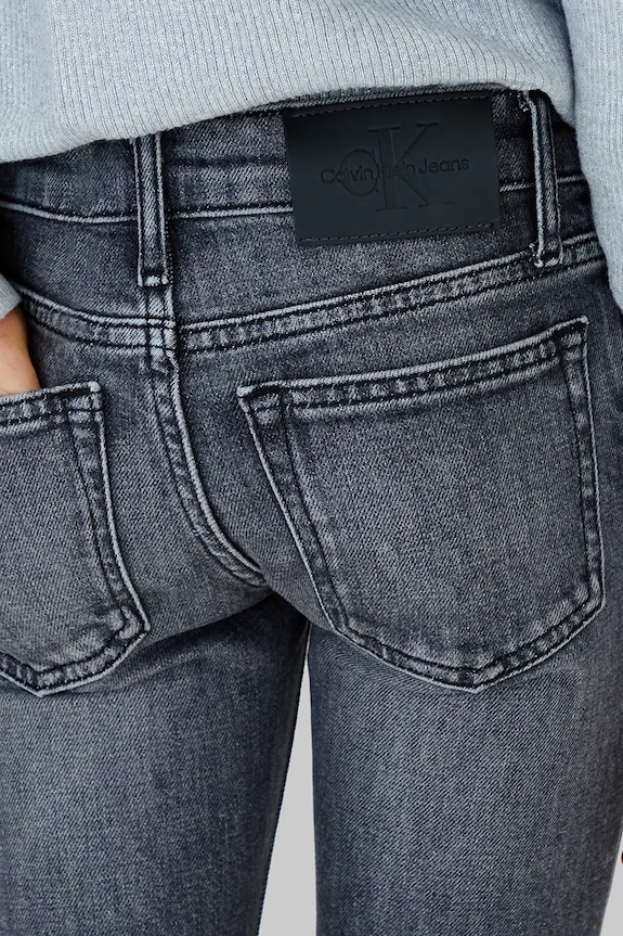 Calvin Klein Jeans jeansy dziecięce MR FLARE szary IG0IG03041.9BYA