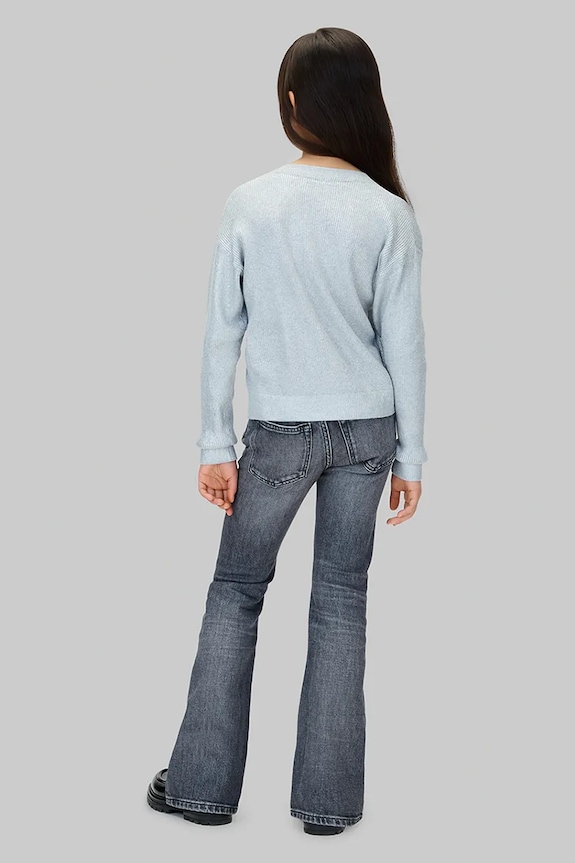 Calvin Klein Jeans jeansy dziecięce MR FLARE IG0IG03041.9BYA szary