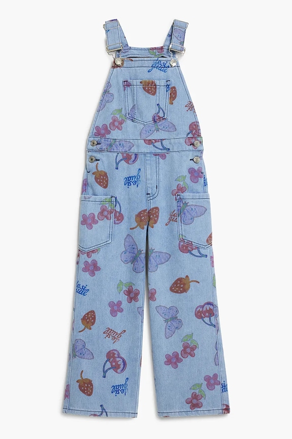 Desigual ogrodniczki jeansowe dziecięce 25WGDD01 niebieski AW25