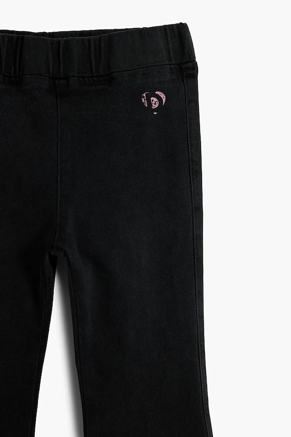 Dziewczynka Desigual jeansy dziecięce 25WGKD01 czarny