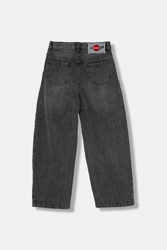 Pinko jeansy dziecięce KFPA022.C.DF017 szary AW25