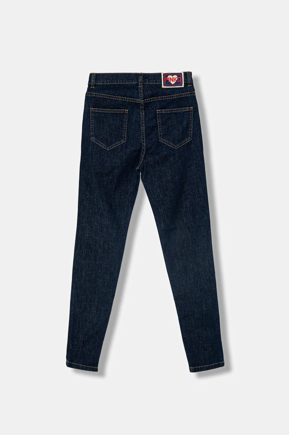 Pinko jeansy dziecięce KFPA042.C.DS057 niebieski AW25