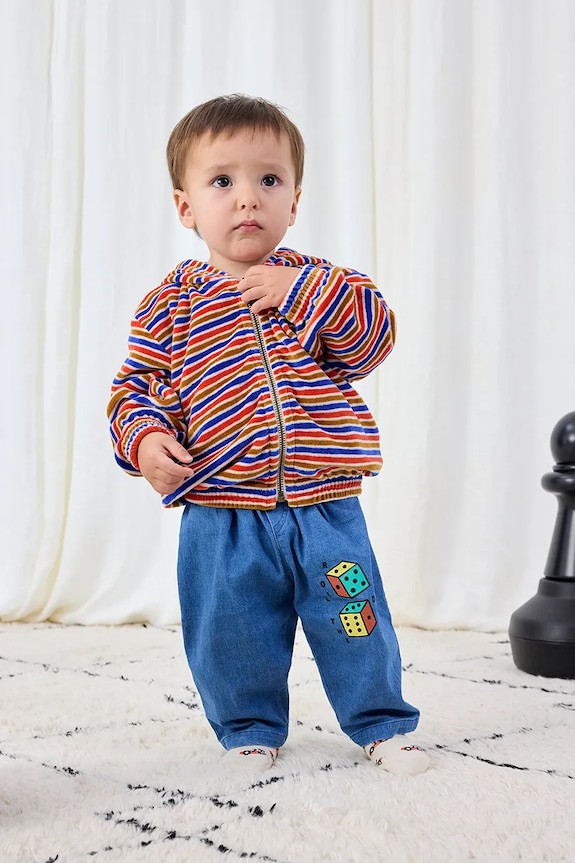 Bobo Choses jeansy niemowlęce Roll The Dice 225AB081