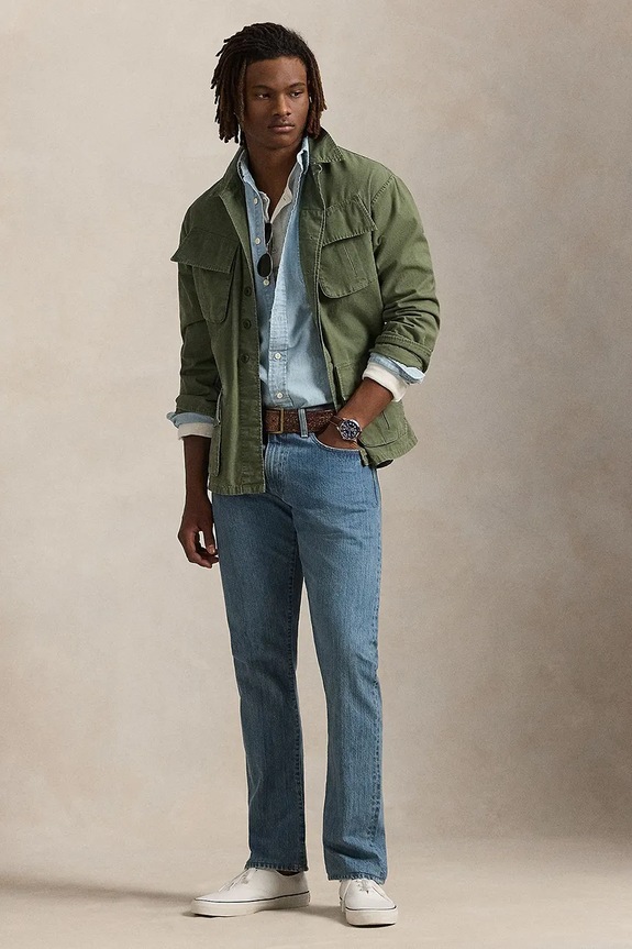 Τζιν παντελόνι Polo Ralph Lauren μπλε 710977064