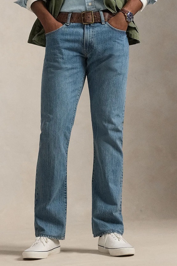 Τζιν παντελόνι Polo Ralph Lauren 710977064 μπλε AW25