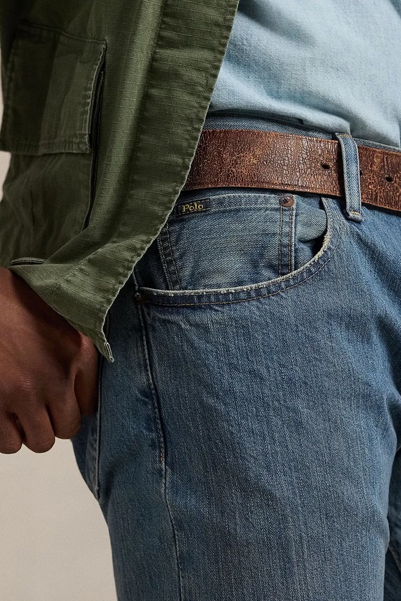 Τζιν παντελόνι Polo Ralph Lauren 710977064 μπλε