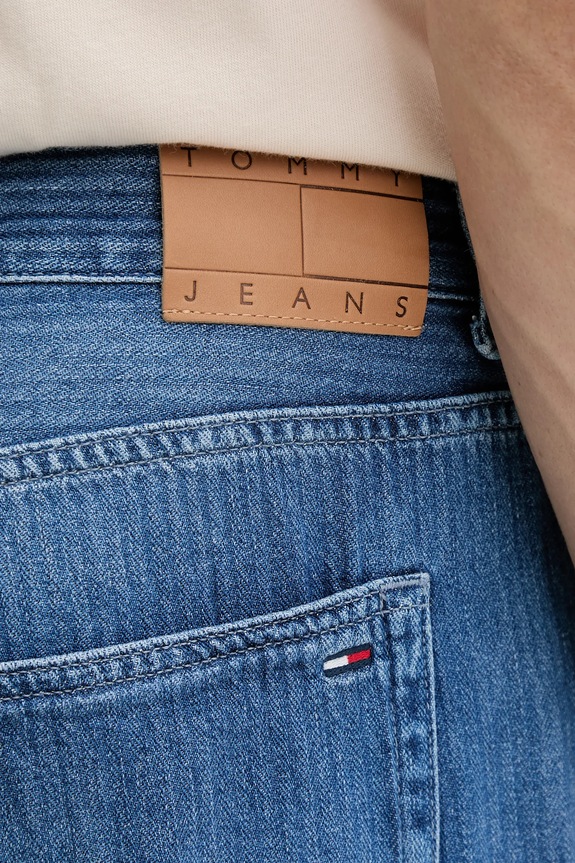 Rifle Tommy Jeans modrá DM0DM21208