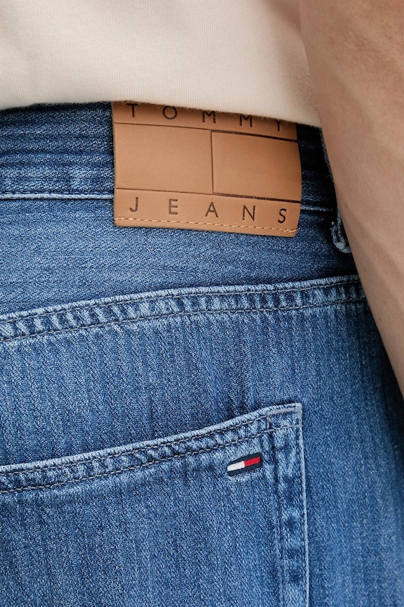 Rifle Tommy Jeans modrá DM0DM21208
