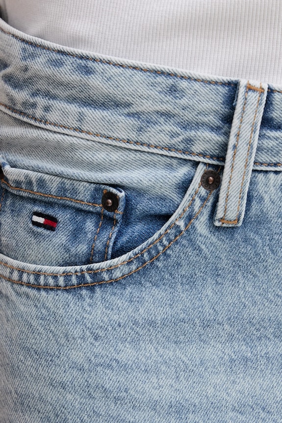 Rifle Tommy Jeans modrá DM0DM21211