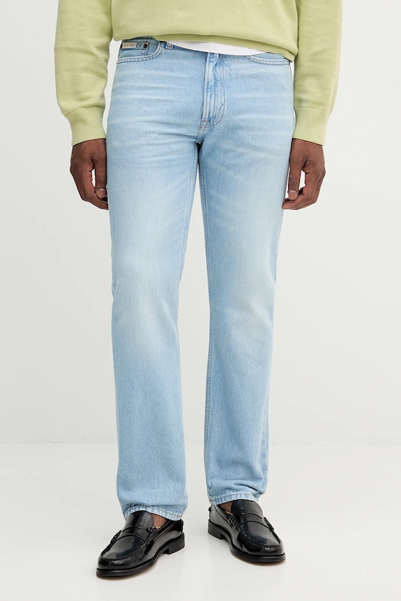 Τζιν παντελόνι Calvin Klein Jeans μπλε LV04RC759G
