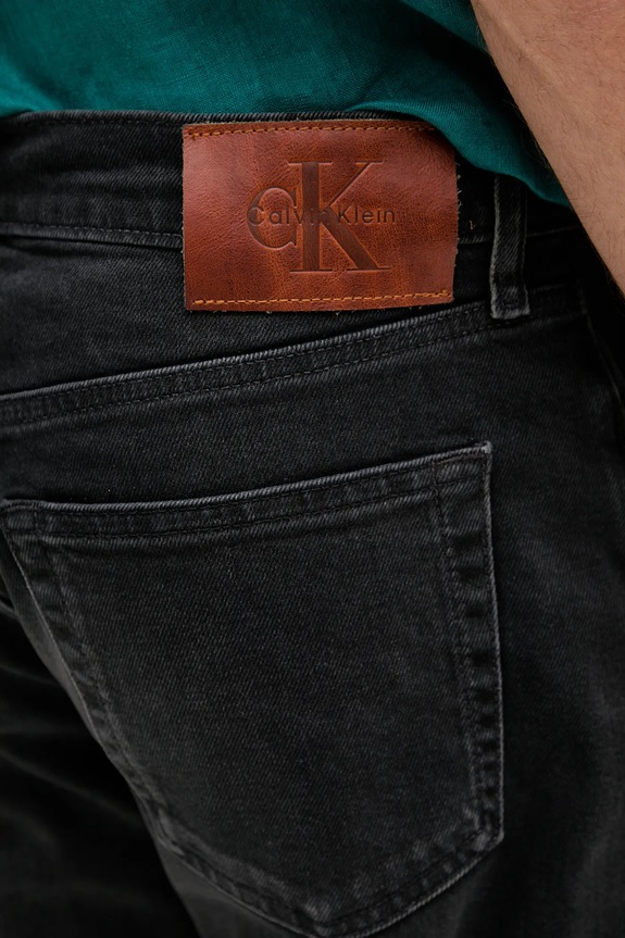 Τζιν παντελόνι Calvin Klein Jeans μαύρο LV04RB754G