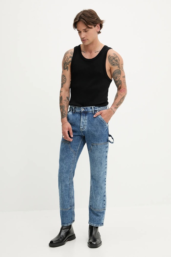 Rifle Karl Lagerfeld Jeans A3M10043 modrá AW25