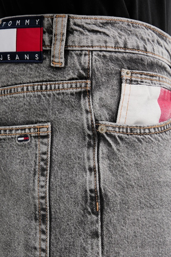 Rifle Tommy Jeans sivá DM0DM22178