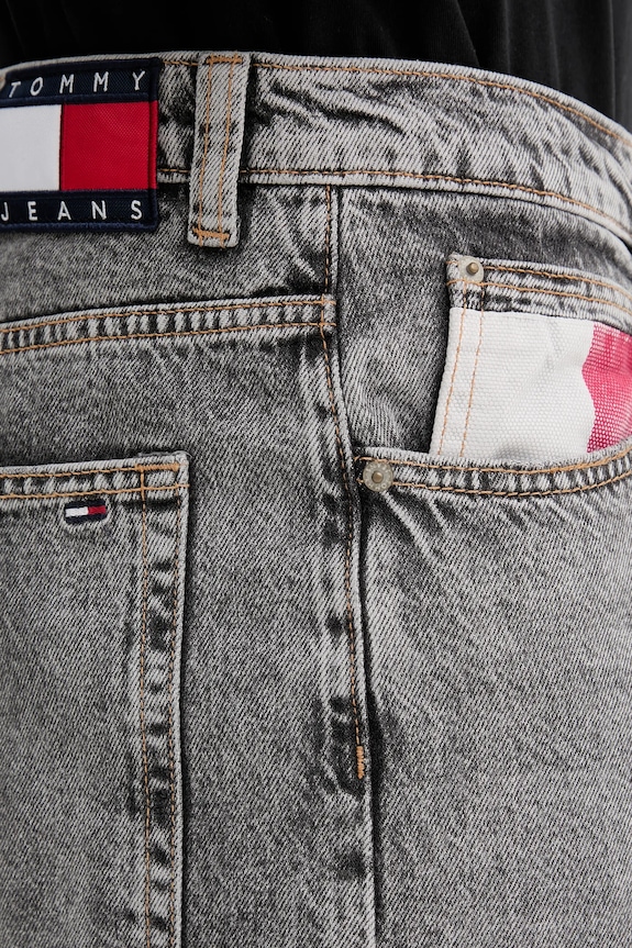 Rifle Tommy Jeans sivá DM0DM22178