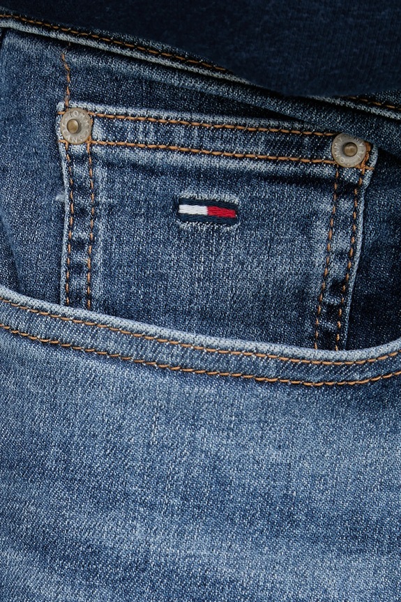 Rifle Tommy Jeans modrá DM0DM22203