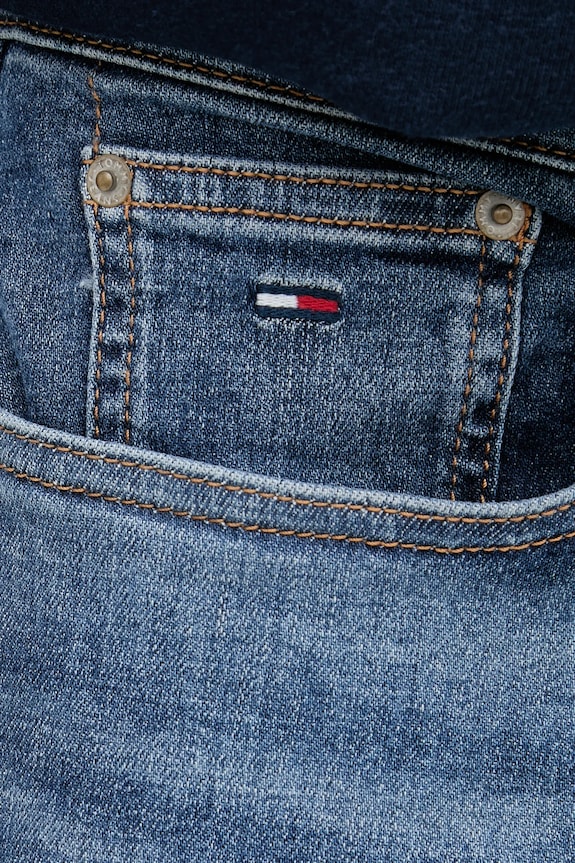 Rifle Tommy Jeans modrá DM0DM22203