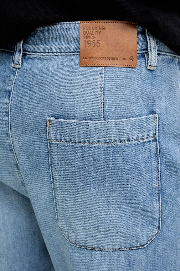 Τζιν παντελόνι United Colors of Benetton μπλε 40M0UF05R
