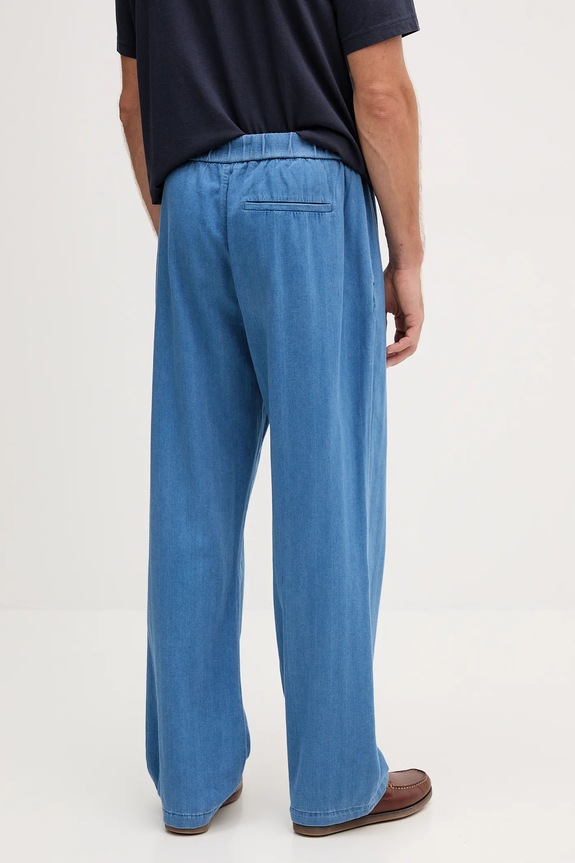Îmbrăcăminte Frescobol Carioca pantaloni de bumbac 2606.855 albastru