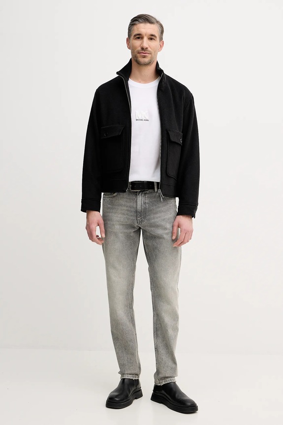 Sisley jeansy 4JPDSE02I szary AW25