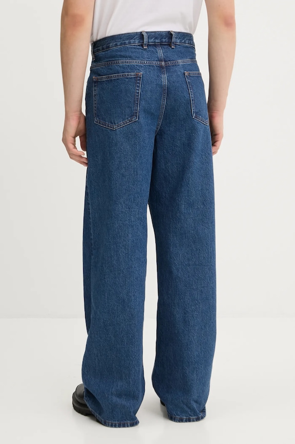 Odjeća Traperice A.P.C. jean aaron COHJK.H09182 plava