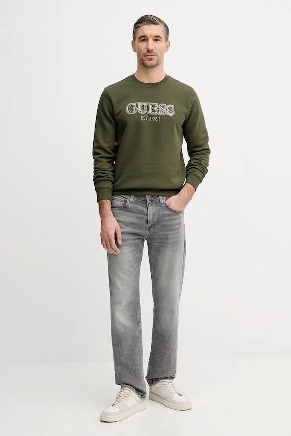 Guess jeansy MASON M5BAR7.D6142 szary AW25