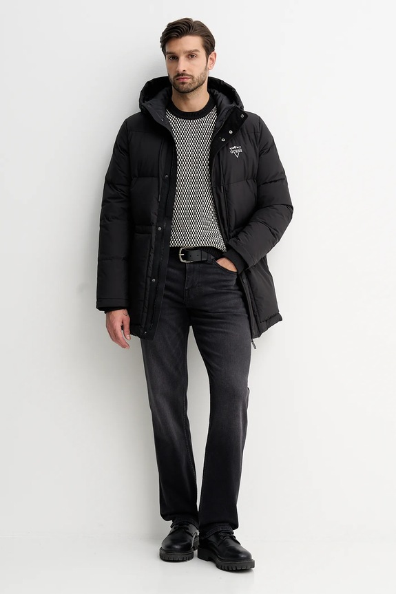 Guess jeansy MASON M5BAR7.D6143 czarny AW25