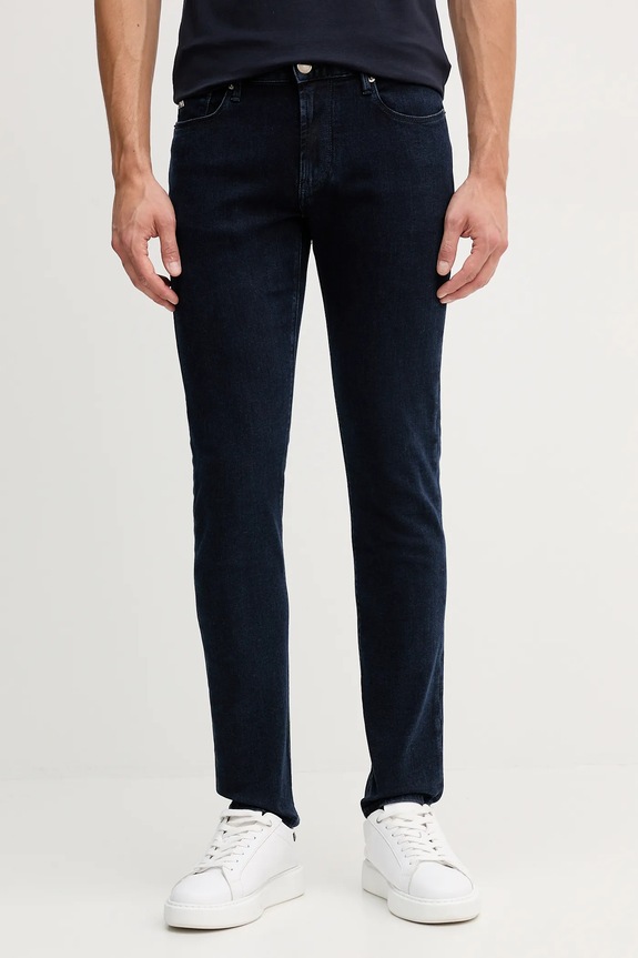Emporio Armani blugi slim fit bărbați albastru EM000121.AF14119