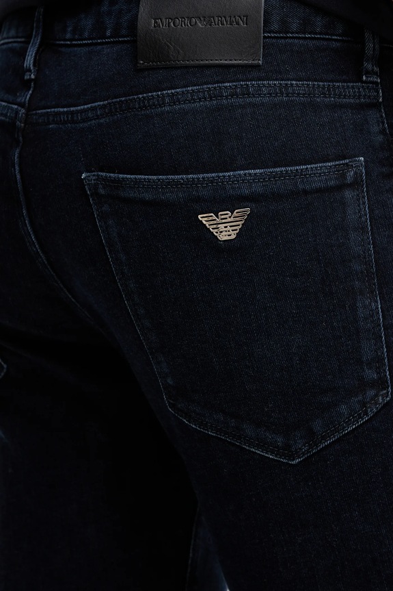Emporio Armani blugi slim fit bărbați albastru EM000121.AF14119