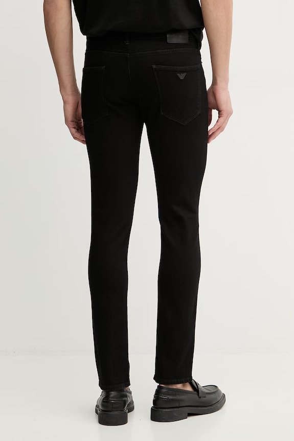 Odzież Emporio Armani jeansy slim fit męskie EM000121.AF14119 czarny