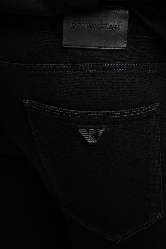 Emporio Armani jeansy slim fit męskie czarny EM000121.AF14119