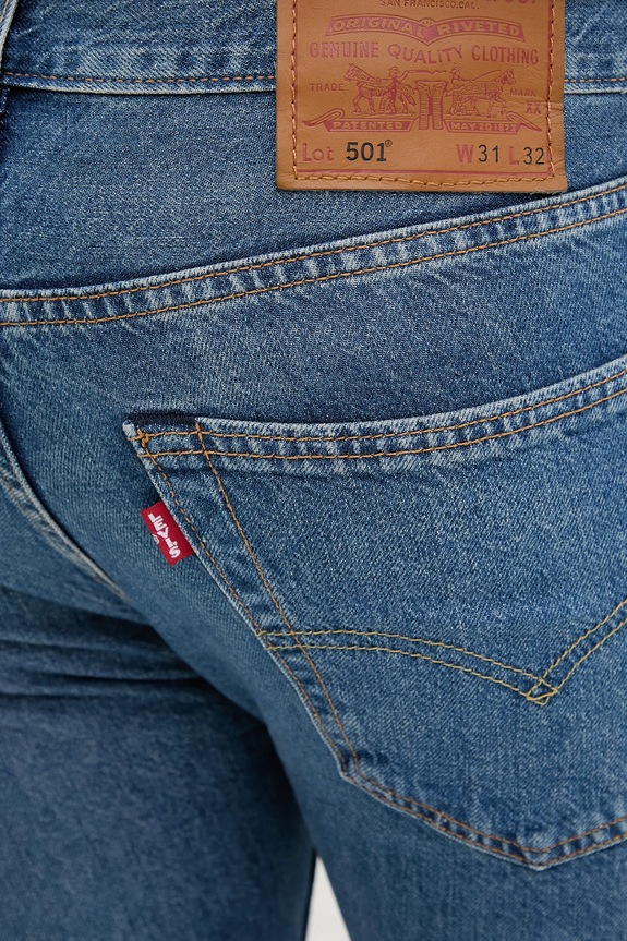 Levi's jeans 501® LEVIS®ORIGINAL FIT albastru 00501.3644