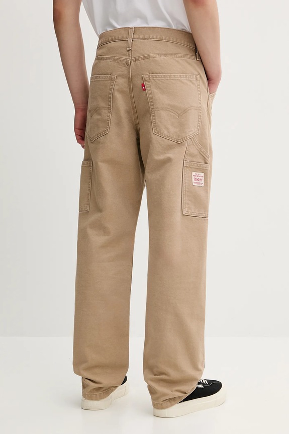 Ρούχα Βαμβακερό παντελόνι Levi's 55849.0067 μπεζ