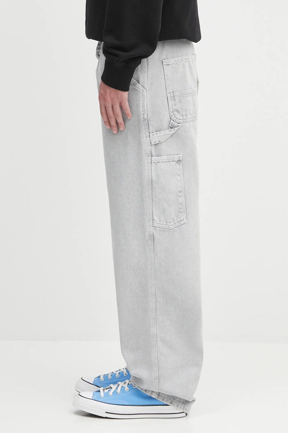 Carhartt WIP jeansy Single Knee I035826.895F szary AW25