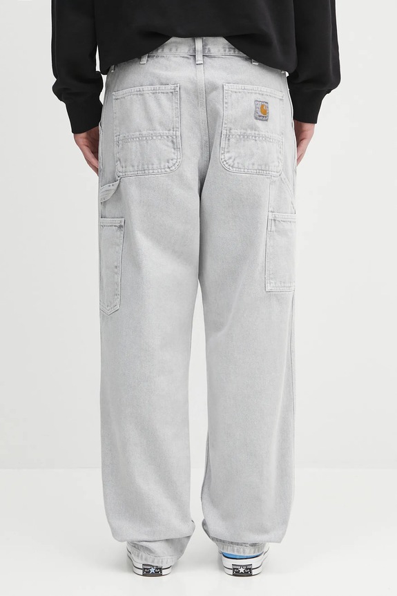 Odzież Carhartt WIP jeansy Single Knee I035826.895F szary