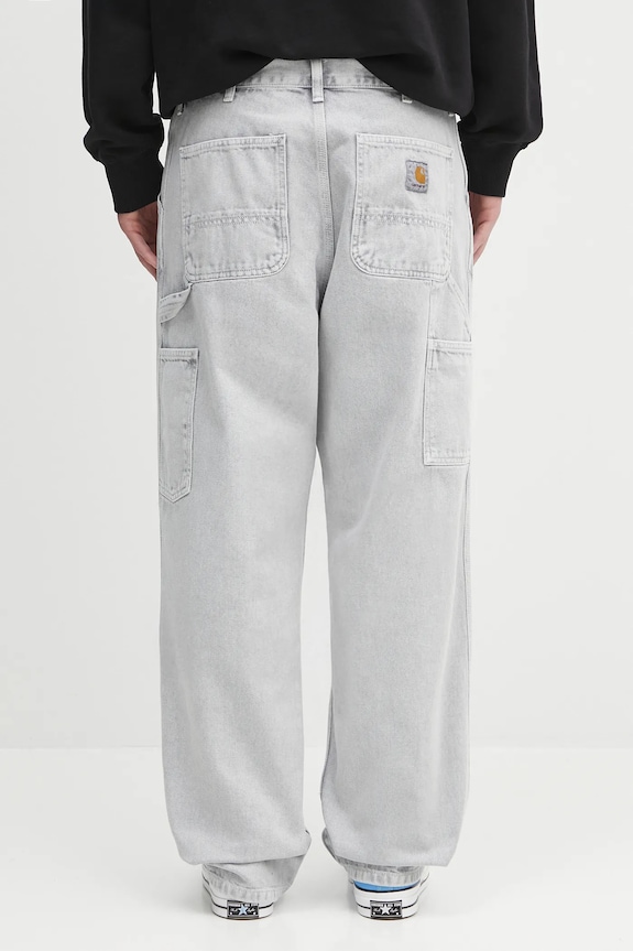 Odzież Carhartt WIP jeansy Single Knee I035826.895F szary