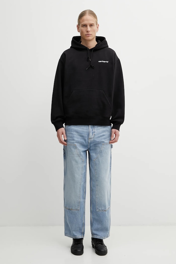 Džíny Carhartt WIP OG Double Knee I035797.01UR modrá