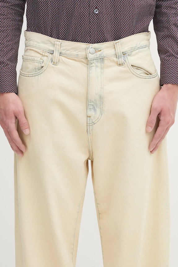 Carhartt WIP jeans in cotone Landon beige I030468.01SN