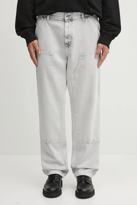 Carhartt WIP jeansy Double Knee Pant szary I035825.895F