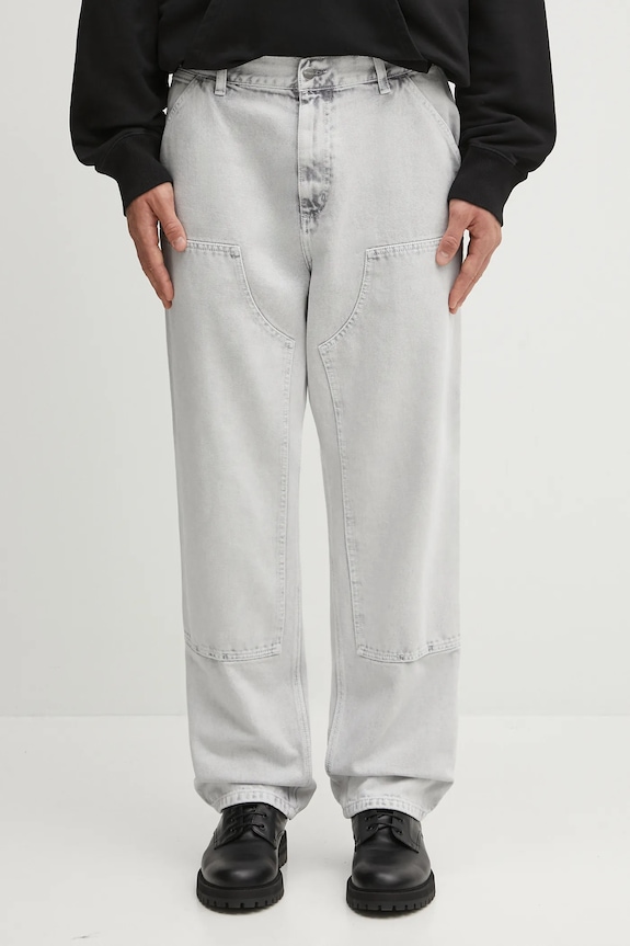 Carhartt WIP jeansy Double Knee Pant szary I035825.895F