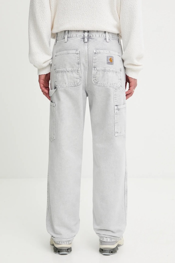 Odzież Carhartt WIP jeansy Single Knee I035559.895F szary