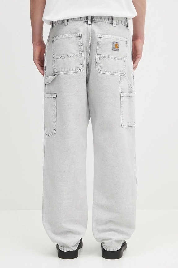 Odjeća Traperice Carhartt WIP Double Knee Pant I035556.895F siva