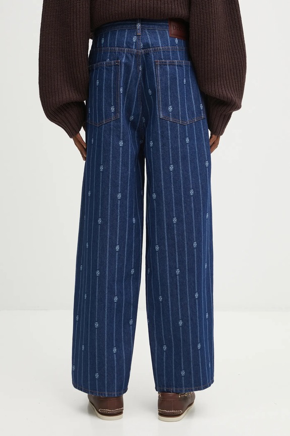 Дрехи Дънки Drôle de Monsieur Le Jean Baggy Monogramme I.BP168.CO238 син