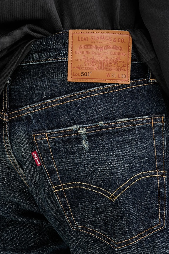 Kavbojke Levi's 501® LEVIS®ORIGINAL FIT mornarsko modra 00501.1485