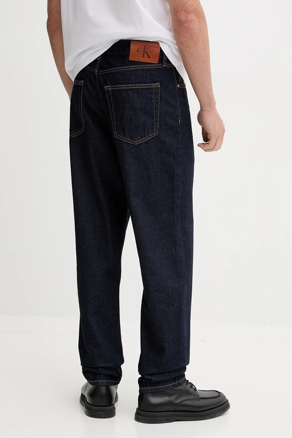 Odzież Calvin Klein jeansy LV04RD713G granatowy