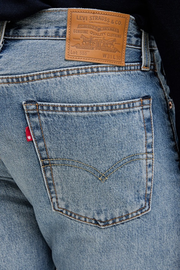 Traperice Levi's 555™ RELAXED STRAIGHT plava 000LO.0004