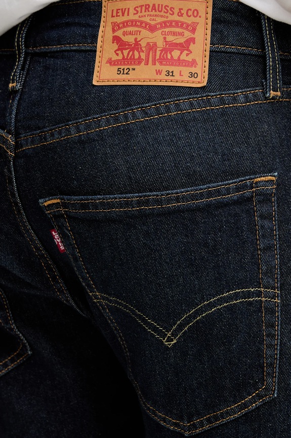 Τζιν παντελόνι Levi's 512™ SLIM TAPER σκούρο μπλε 28833.1317