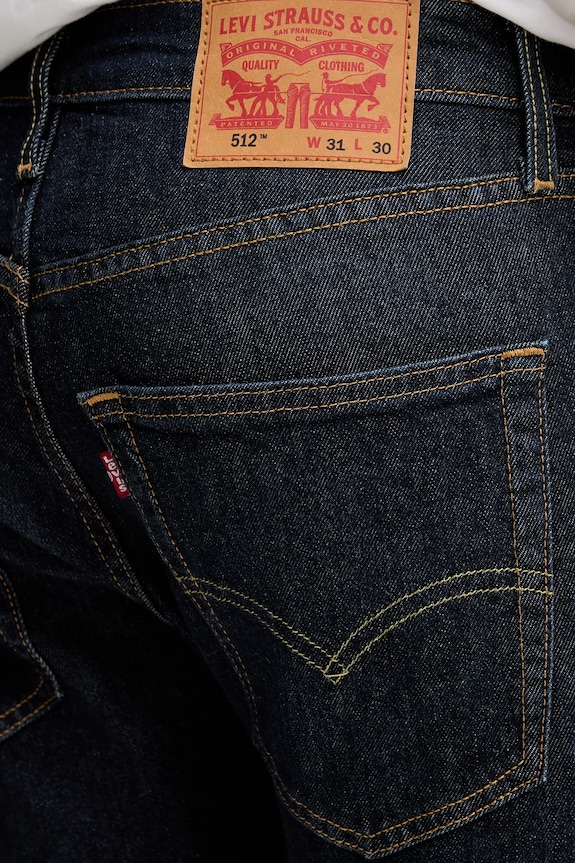 Τζιν παντελόνι Levi's 512™ SLIM TAPER σκούρο μπλε 28833.1317