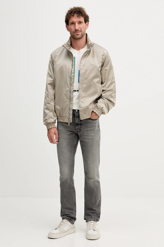 Džíny Calvin Klein Jeans LV04RD705G šedá SS26