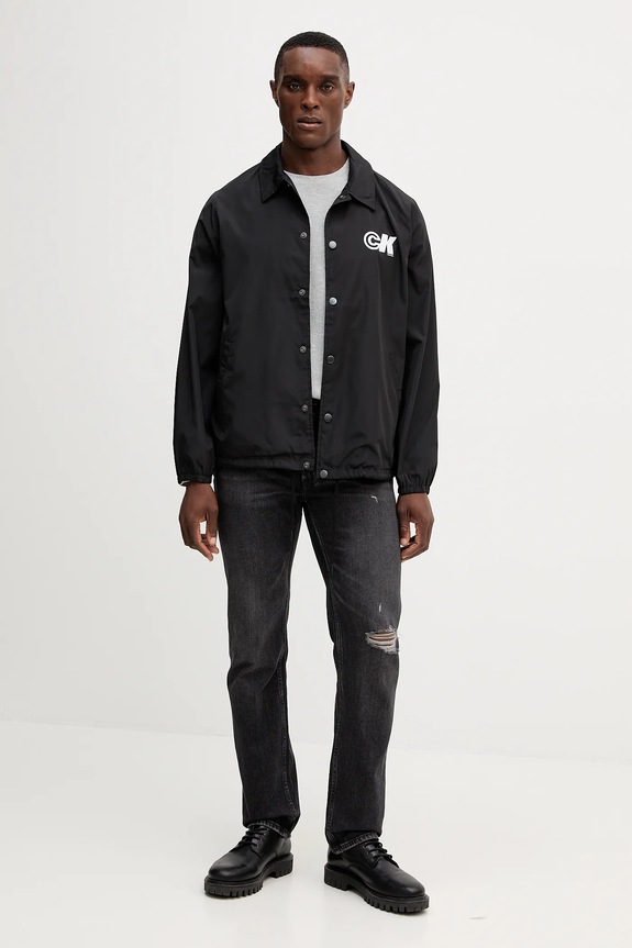 Τζιν παντελόνι Calvin Klein Jeans LV04RD720G μαύρο SS26